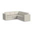 Canapé modulaire en coin rembourré en L 5 pièces Lockheart-126757366