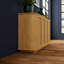 Buffet 64 pouces en forme de vague avec portes en rotin-1712633244