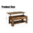 Wooden Lift Top Coffee Table