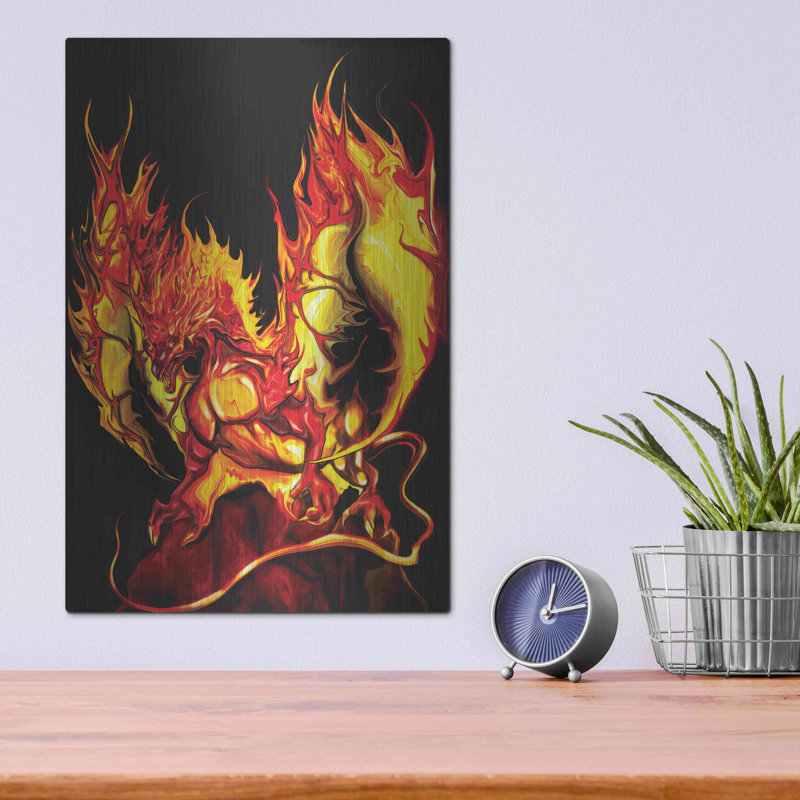 Luxe Dragon Art «Dragon Fire» par Michael StewArt, «Dragon Fire» par Michael Stewart