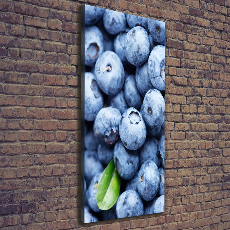 Blueberries - Wrapped Canvas Print