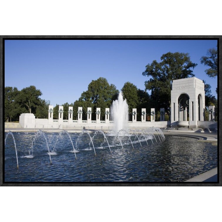 'World War II Memorial, Washington, D.C.' by Carol Highsmith Framed Photographic Print on Canvas