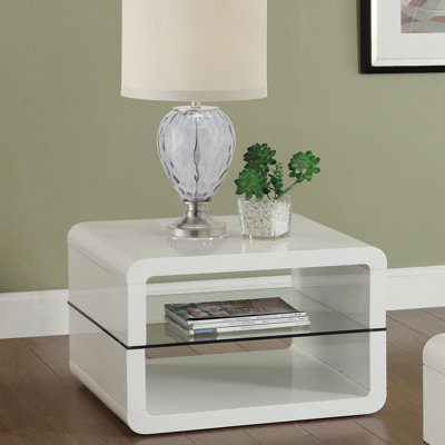 Drumskea Square 2-shelf End Table