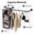 Julen Iron Adjustable Wall Mounted Clothes Rack
