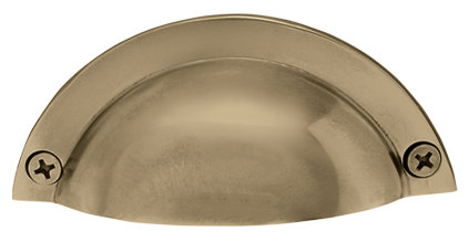Classic 3" Center to Center Bin Pull, Antique Brass