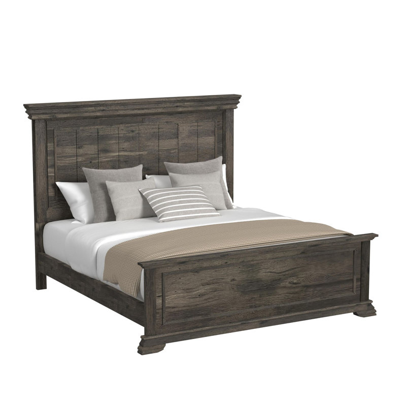 Dree Panel Bed In Charcoal, King