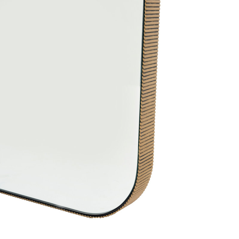 Camille Narrow Mirror - Gilded Brass, 78" x 20"