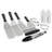 Permasteel 10-Pc Griddle Tools Accessories Kit for Flat Top Grills & Griddles