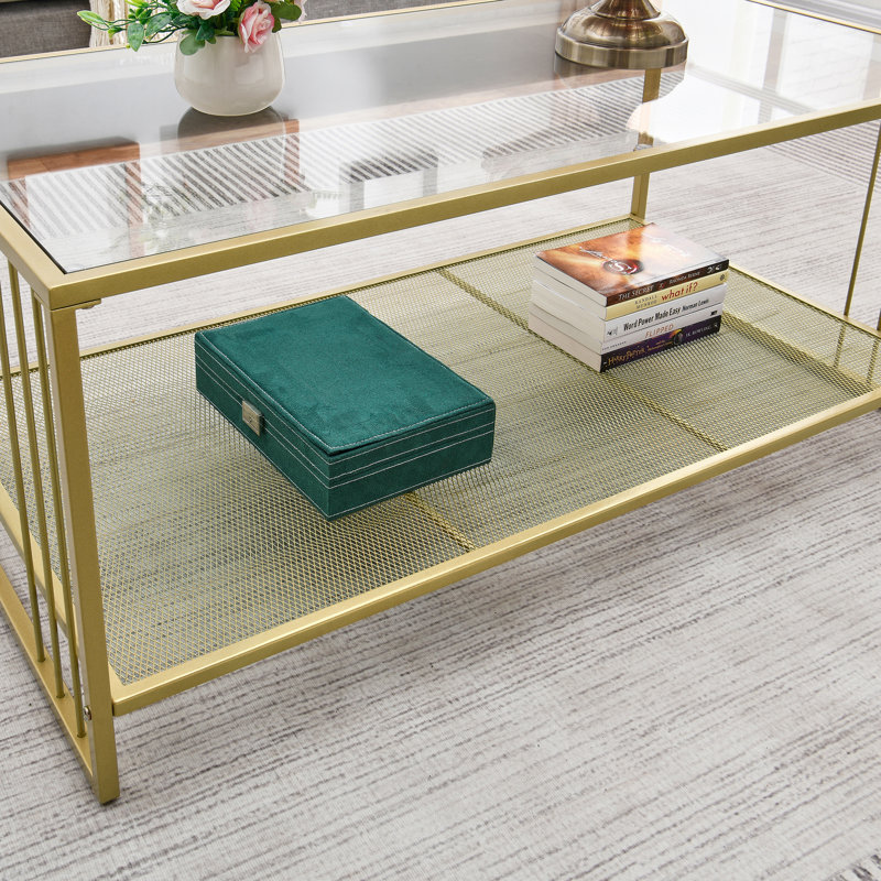 Frieda Frame Coffee Table with Storage