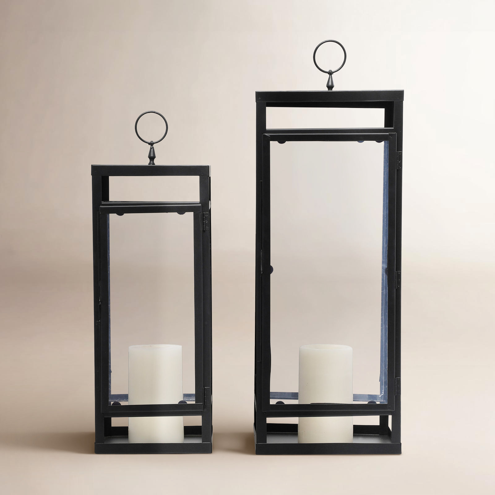 Xander 2-Piece Aluminum Pillar Set
