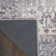Machine Washable Oriental Gray Area Rug