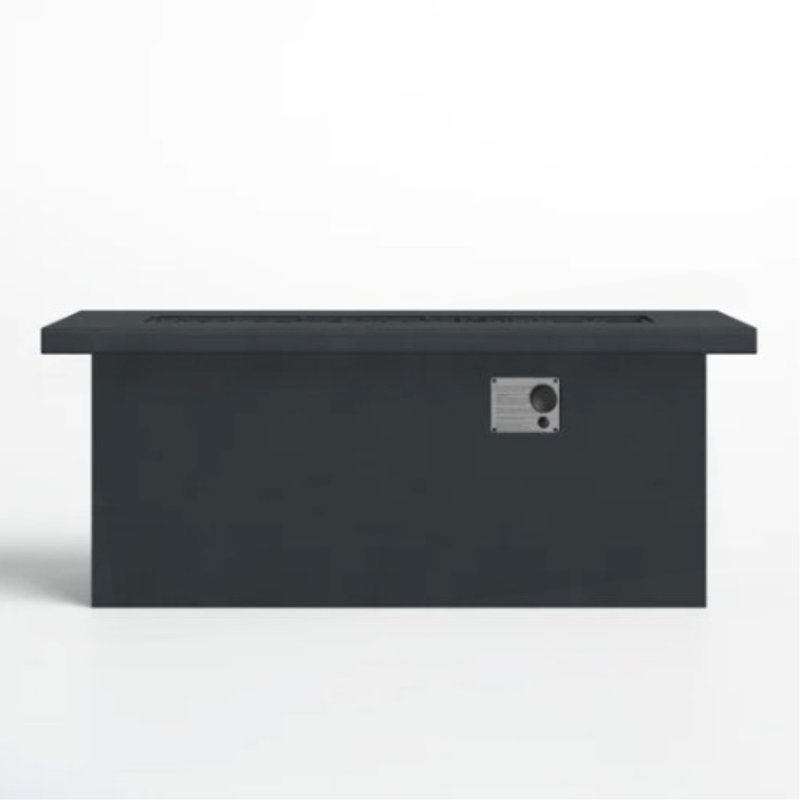 Foyer de table d'extérieur au propane / gaz naturel 24 po H, Gris anthracite