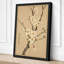 Plum Blossom Branch Japandi - Wrapped Canvas-75565422-75565420