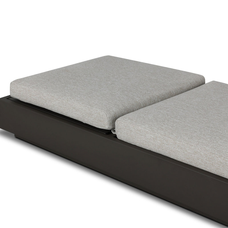 Katari Outdoor Chaise Lounge, Concha Fog