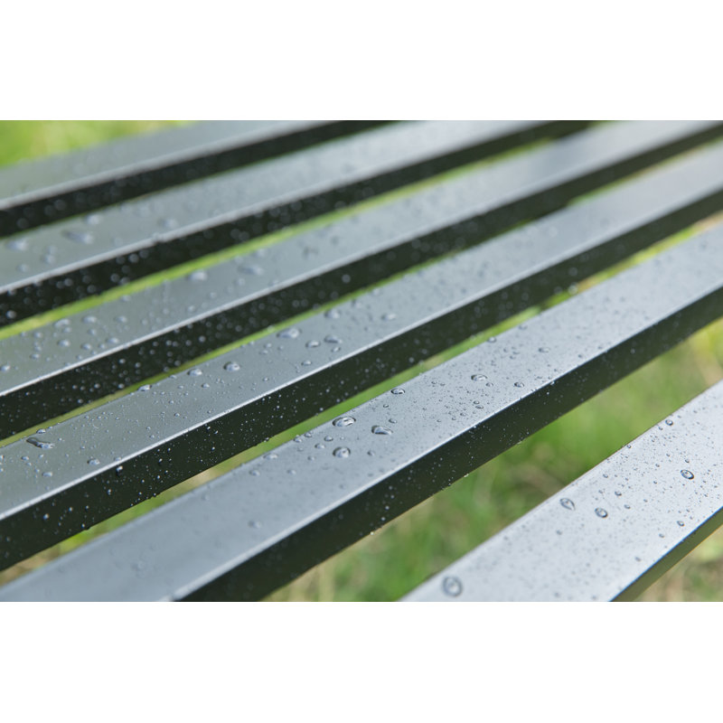Banc de parc en acier Barty