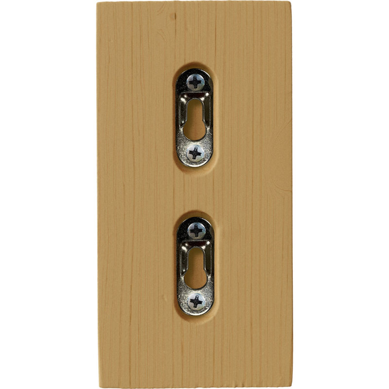 3"W x 3 1/2"D x 6"H Small Lawson Wood Corbel, Alder (2-Pack), Alder