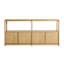Open Plan Low Bookcase with Storage-836359043-836359041