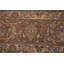 Tapis traditionnel floral en laine rose 9 x 13