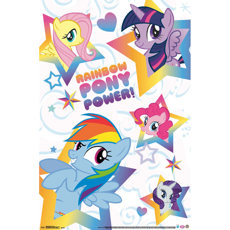 Impression sur papier my little pony-group