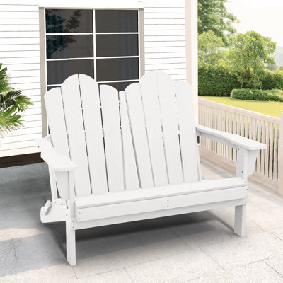 Chaise Adirondack pliante en PEHD Creaghan
