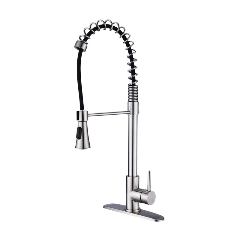 HHK HOME Kitchen Faucet, Brushed Nickel