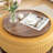 Fareid Walnut Veneer Wood Serving Tray-46360409
