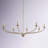 8 - Light Steel Dimmable Chandelier-165686945