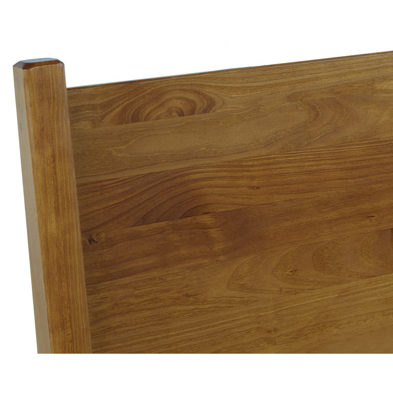 Aldiana Solid Wood Platform Bed, Castanho, King