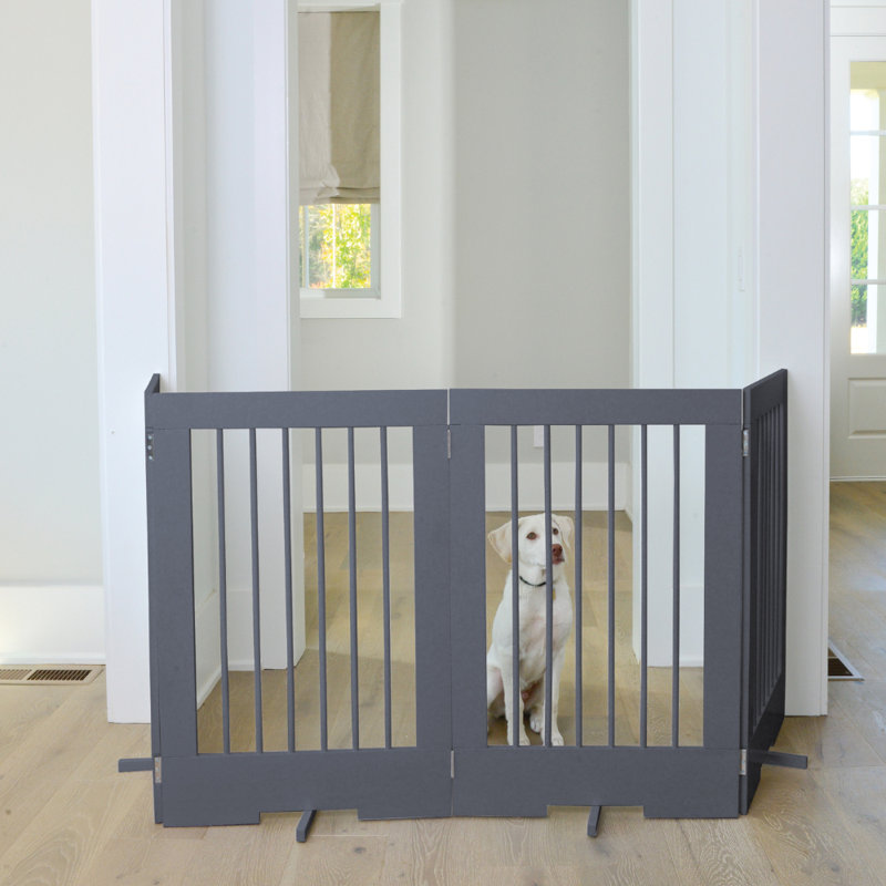 4-Panel Freestanding Pet Gate