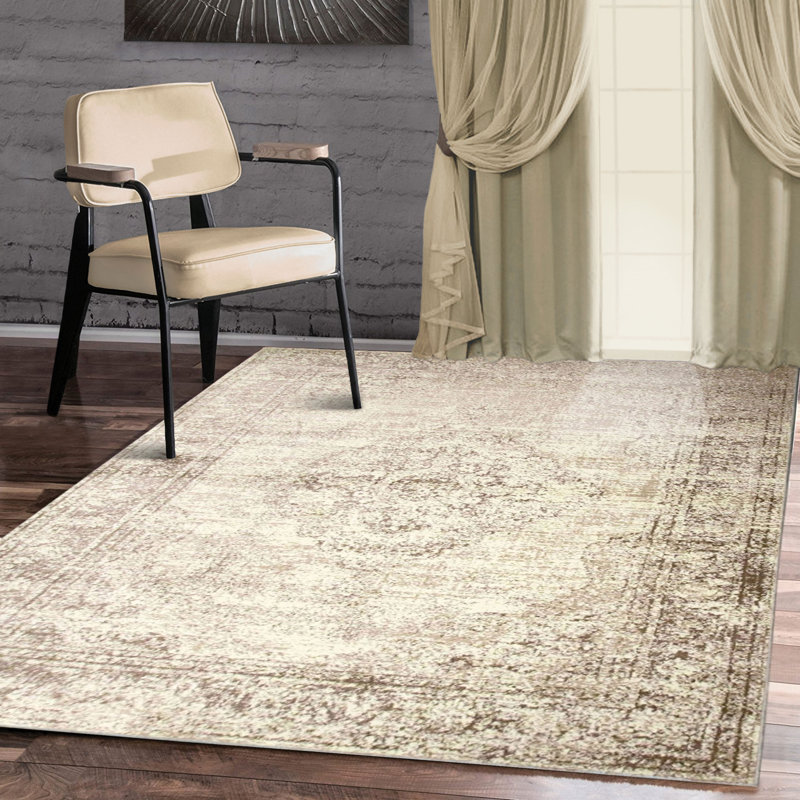Tapis à motif oriental Wisser, Rectangle 4 pi x 6 pi