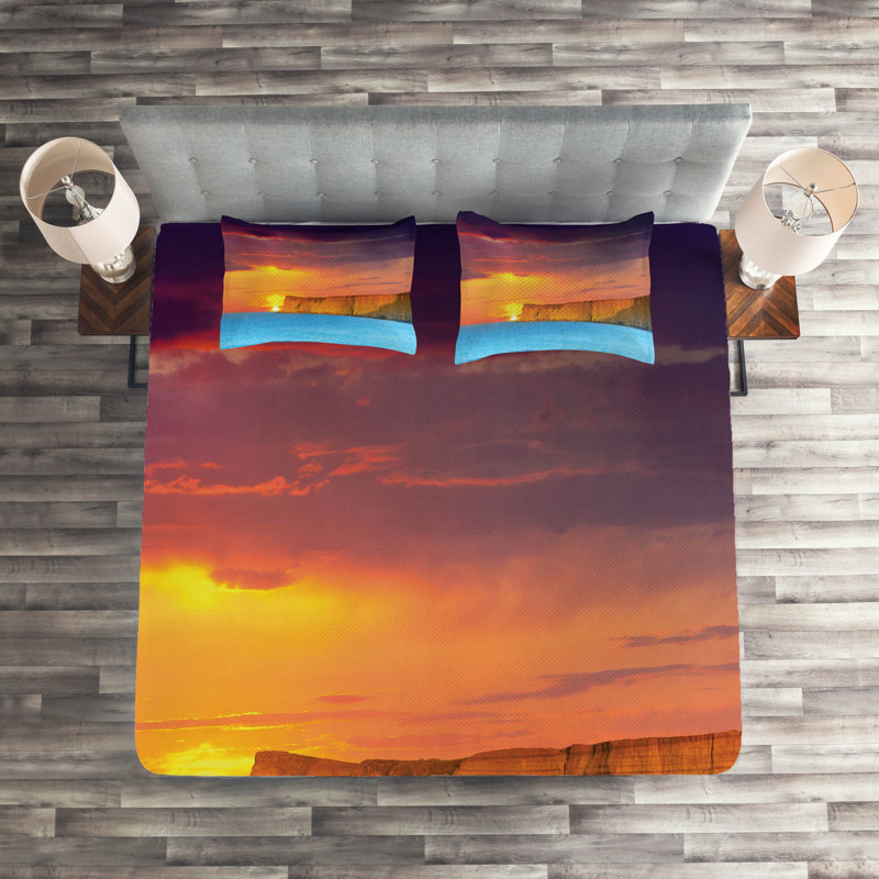 Hypnotic Coastal Polyester Coverlet