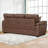  80.5'' Spacious Comfort Leathaire Sofa: The Ultimate Gathering Hub-116620070