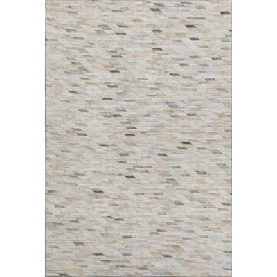 Premium Machine Washable Honig AMF1660 Geometric Rug