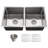Nouvelle 31 " L Undermount Double Bowl Stainless Steel Kitchen Sink