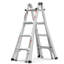Échelle pliable en aluminium, structure en A et échelle droite, ANSI 250Lbs