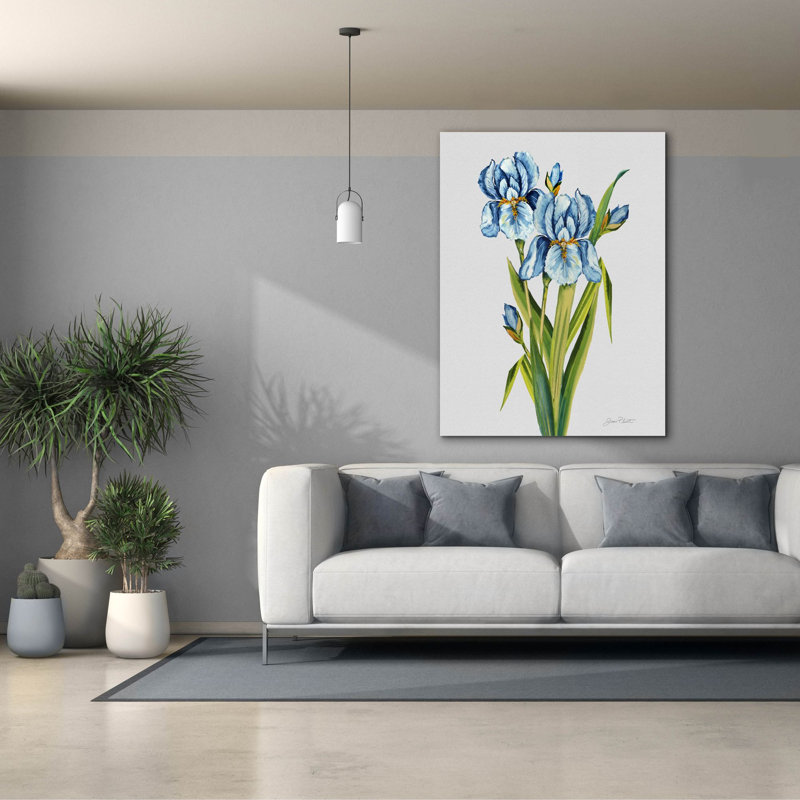 «Botanicals 7» par Jean Plout, art mural sur toile, H 54 po x l 40 po x P 1,5 po