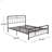 METAL BED WITH HEADBOARD-500399138-500399140