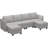 Uthyr 112.6'' W Modular and Standard U-Shaped Sectional with Storage -106913487