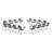 Novelty 16 Person Flip Top 22'' L Modular Training Table and Chair Set with Casters