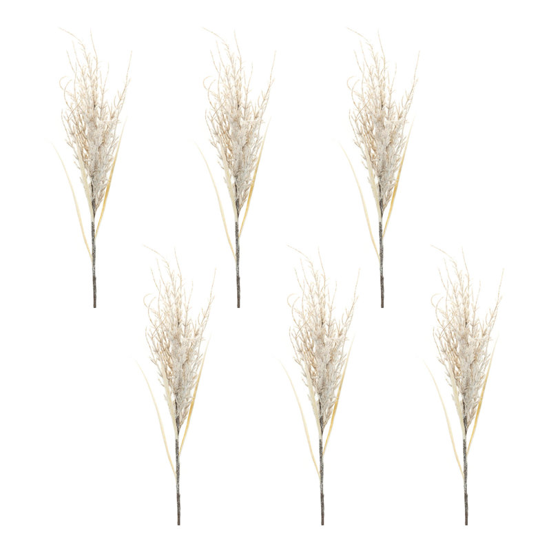 Branche de brindille floquée