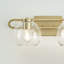 Eveline 2 Light Transparent Dimmable Vanity Light-863452986