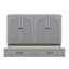 Lit escamotable double, lit escamotable double en bois avec grands tiroirs-2117535953