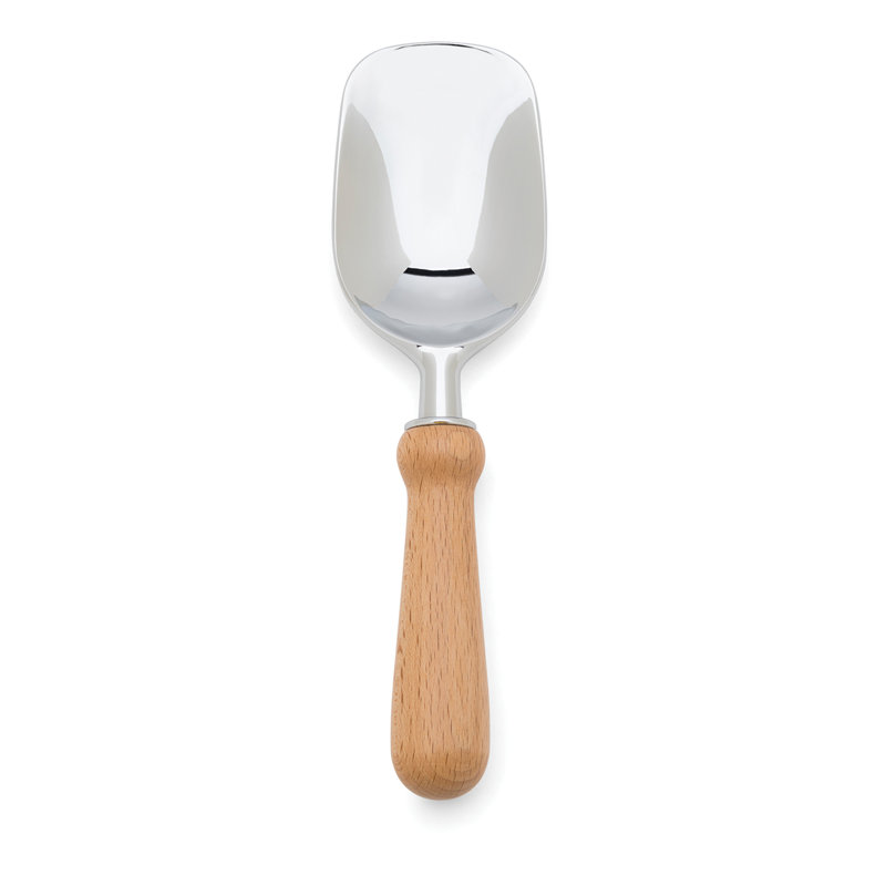 Pelle à crème glacée classique Fox Run Brands en bois naturel et acier inoxydable