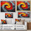 Abstrait volcanique émotif «I» - Art abstrait abstraite-1371775366-1371775365-1371775367