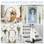 59" Long Easter Wreath Sash for Front Door, Elegant Spring Ribbon Decor with Heavy Drape, Wrinkle-Resistant and Washable