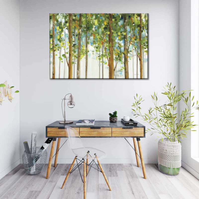 " Forest Study I ", 32" H x 48" W x 1.25" D