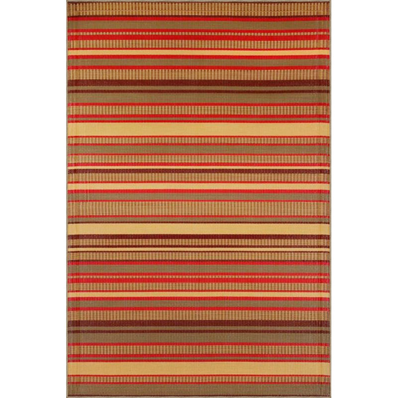 Tapis tissé à motif lavable
