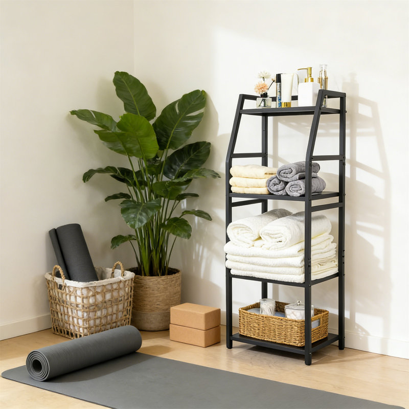 Metal Bathroom Shelves