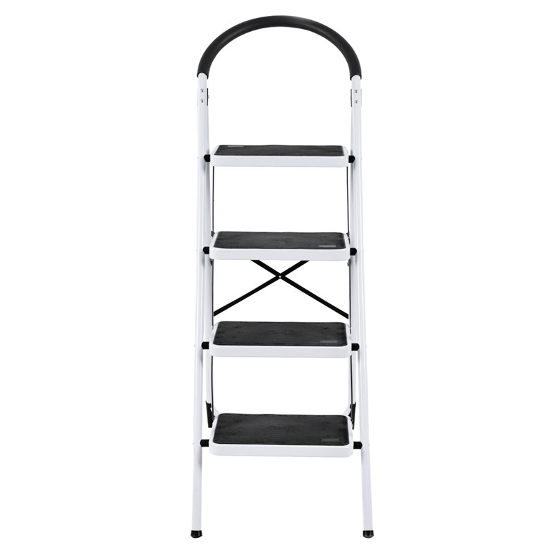 4 - Step Steel Lightweight Folding Step Ladder