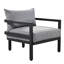 Collection Ustyle Multi Outdoor Steel - imperméable, rouille, acier Style élégant et incurvé pour les jardins. Sièges confortables. Comprend 1 causeuse, 2 canapés simples, une table basse et des coussins. Facile-1968510853